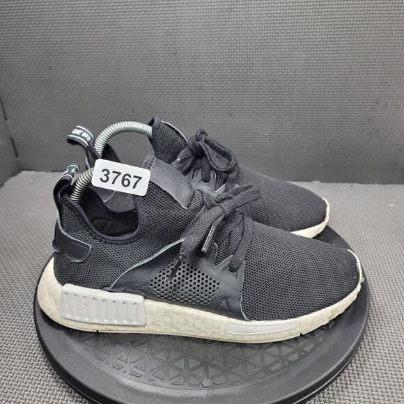 Womens Sz 7 Black & White Adidas NMD XR1 Athletic Shoes - Picture 1 of 8